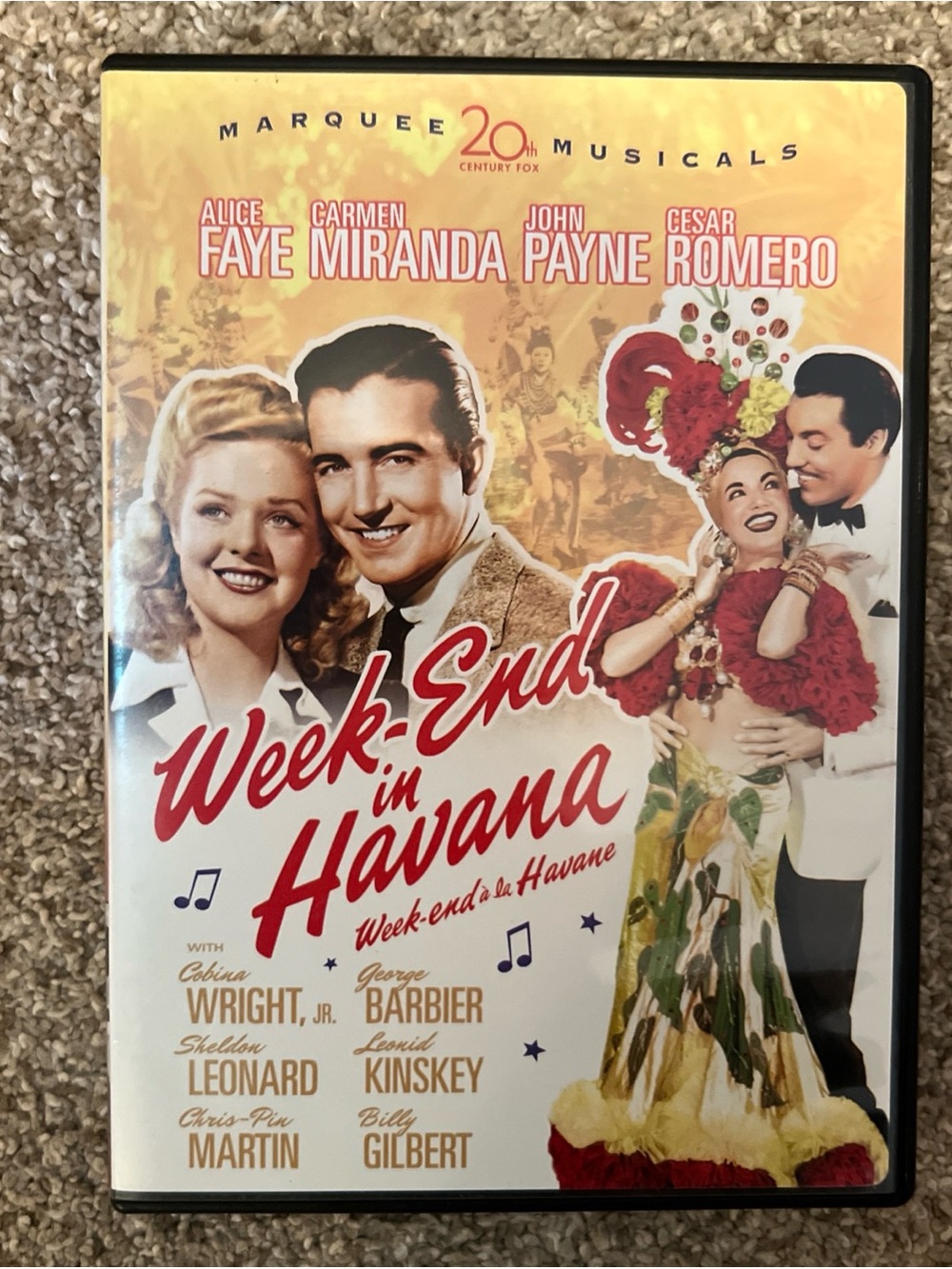 Week-End in Havana DVD